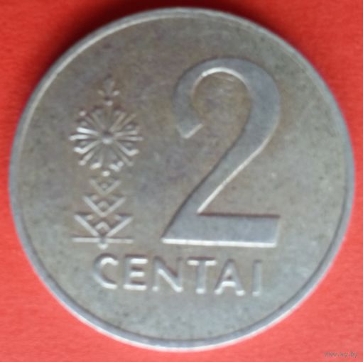 Литва 2 цента 1991