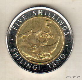 Кения 5 шиллинг 2018