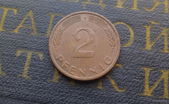 2 пфеннига 1976 (F) Германия ФРГ #03