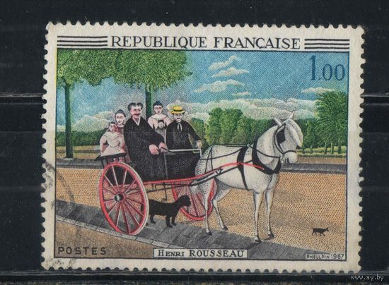 Франция 1967 Анри Руссо (Таможенник) Картина Тележка отца Джуниеты #1575