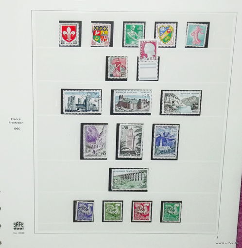 ФРАНЦИЯ.Хронология.РАСПРОДАЖА АЛЬБОМА ПОСТРАНИЧНО !Могут встречаться аккуратные наклейки! СОСТОЯНИЕ НА ФОТО !