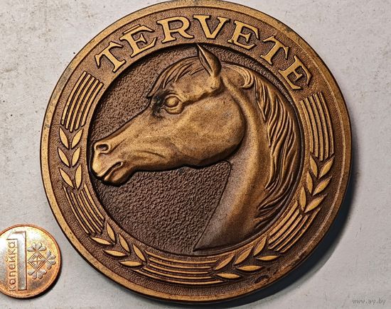 Лошадка настольная медаль