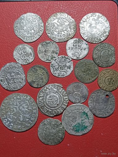 Лот серебра ВКЛ, 18 штук,с рубля!