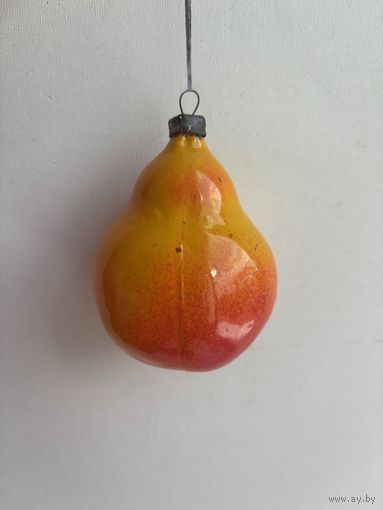 Елочная игрушка груша ссср