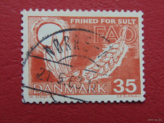 Дания 1963г. Флора.