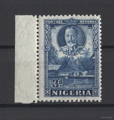 1936 Нигерия ** 3d, Георг V (SG 38) левое поле