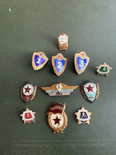 Значки армия с рубля