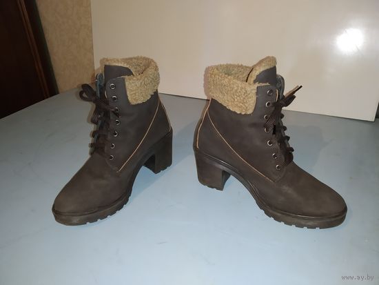 Полусапожки ботинки 34 размер Замша