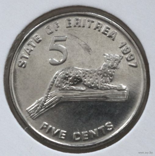 Эритрея 5 центов 1997 год