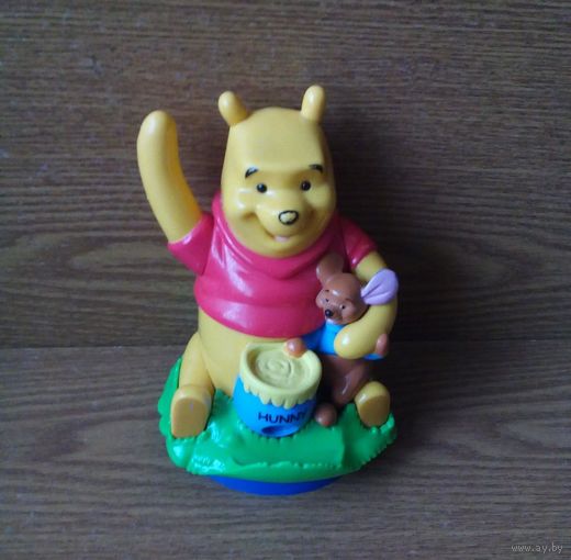V Фигурка-диспенсер Винни Пух и Крошка Ру (Winnie the Pooh, Baby Roo, Dispenser, дозатор для конфет, драже). Аналог фигурок M&Ms эмэндэмс. Disneyana Дисней Нестле Nestle Smarties Minis. Z