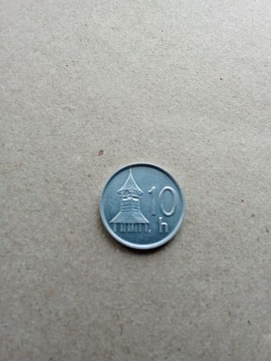 Словакия 10 геллеров 1996 г. (*). Сохран!!!