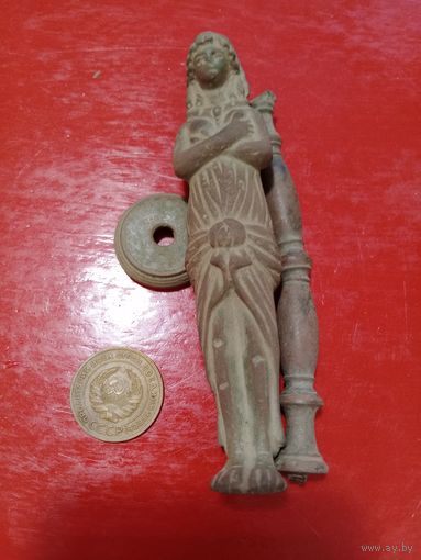 Подсвечник старинный девушка элементы