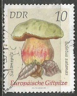 ГДР. Сатанинский гриб. 1974г. Mi#1934.