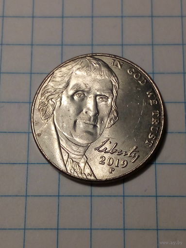 5 центов США 2019 Р год