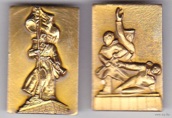 Владивосток: памятник борцам за власть Советов и памятник погибшим морякам.