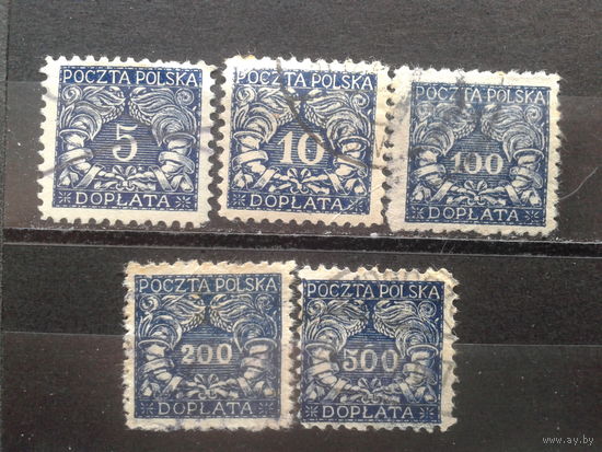 Польша, 1919/1920. Доплатные марки