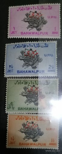 Бахавалпур серия 1949 г. Служебная надпечатка **