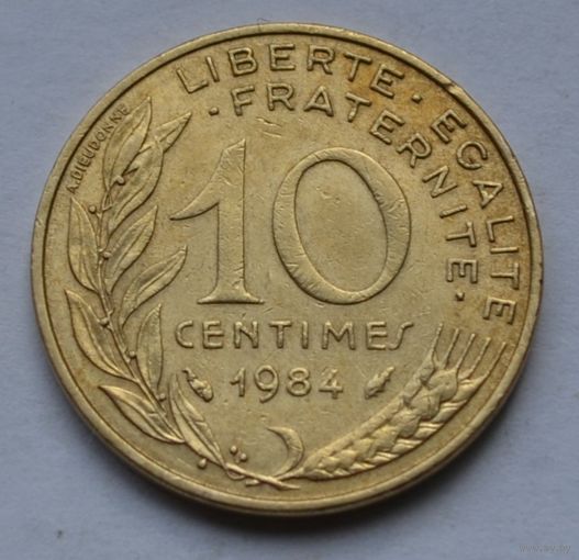 Франция, 10 сантимов 1984 г.