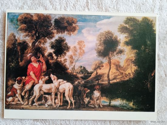Охота. Йорданс. Охотник и его собаки. Издание Бельгии