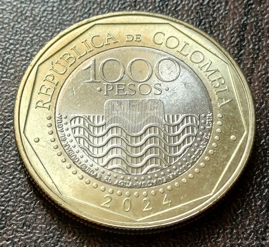 Колумбия 1000 песо, 2024    ( 1-7-1 )