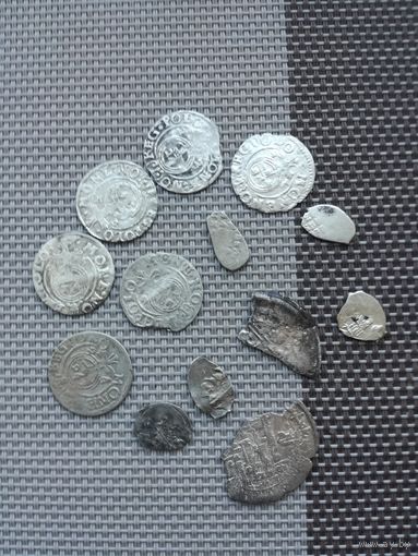 Сборный лот средневековых монет с рубля!