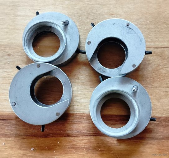 Переходник адаптер Lomo POL на поляризационный объектив микроскопа под щипцы