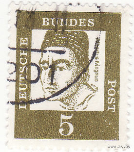 Альберт Магнус (около 1193-1280), епископ и ученый 1961 год