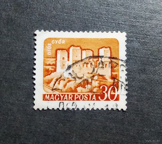 Марка Венгрия 1960 год Замки и дворцы
