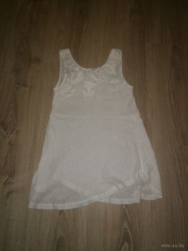 Летняя белоснежная туника Zara