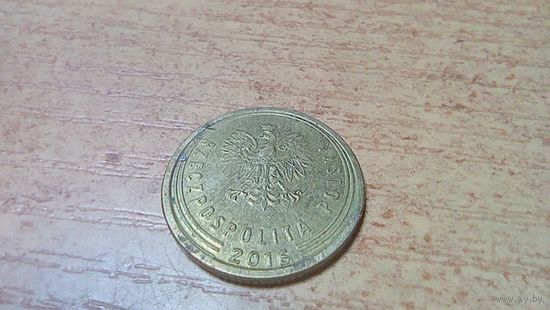 5 грошей 2016 года Польша