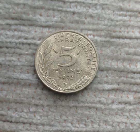 Werty71 Франция 5 сантимов 1992