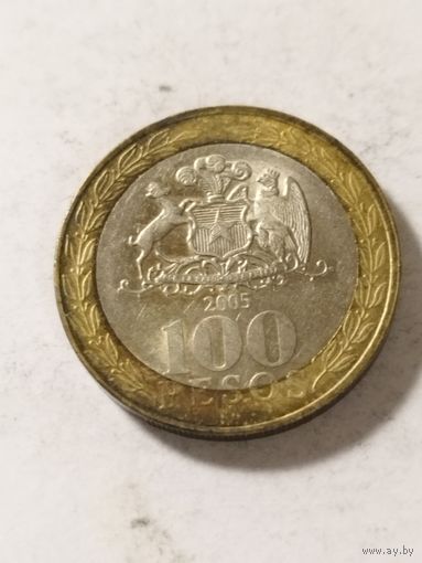 Чили 100 песо 2005
