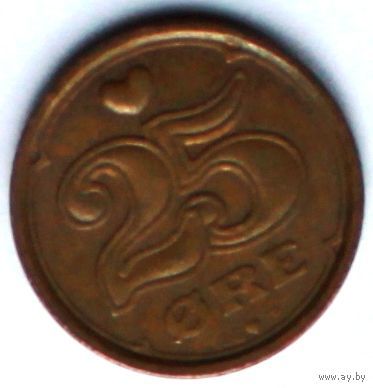 Дания, 25 эре 1990