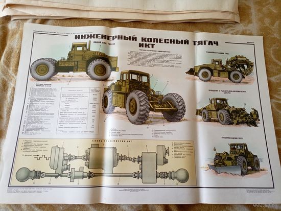 Плакат"Инженерный колесный тягач ИКТ"\д
