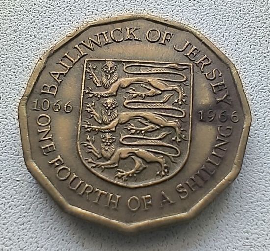 Джерси 1/4 шиллинга, 1966 900 лет битве при Гастингсе 6-2-25