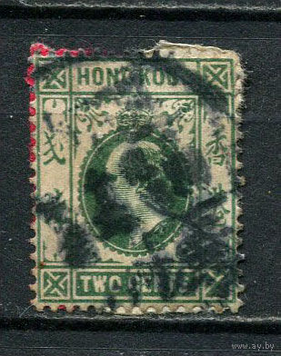 Британский Гонконг - 1907/1911 - Король Эдуард VII 2С - [Mi.A91] - 1 марка. Гашеная.  (LOT Fi12)-T10P19