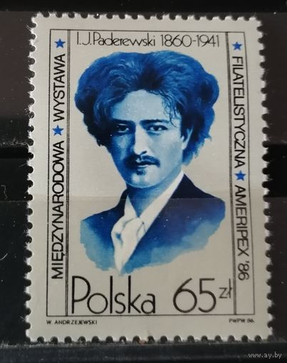 Польша 1986 И. Подеревский