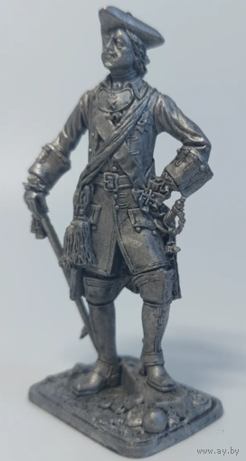 Статуэтка Пётр I Оловянный сплав