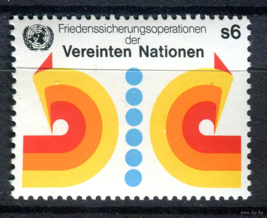 ООН (Вена) - 1980г. - Миротворцы ООН - полная серия, MNH [Mi 11] - 1 марка
