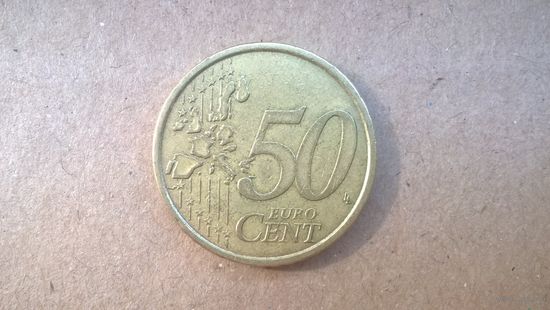 Италия 50 евроцентов, 2002г.