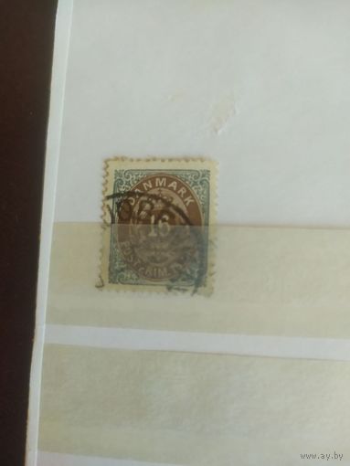 Дания 1875 Номинал Стандарт #27AIIY