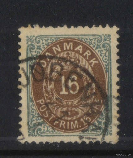 Дания 1875 Номинал Стандарт #27AIIY