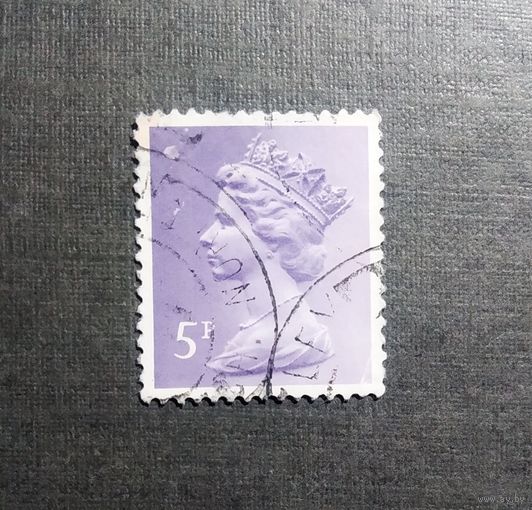 Марка Великобритания Королева Елизавета II