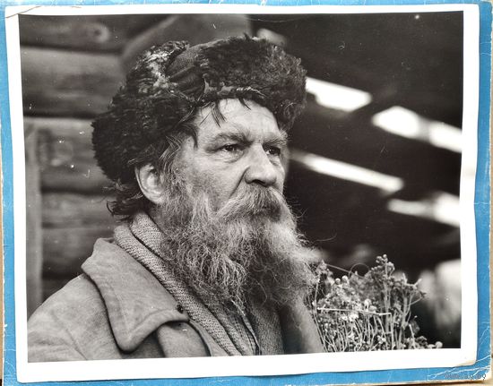 Бронюс Бабскаускас в фильме "Пламя". Беларусьфильм.  Фото 1974 г. 23х30 см.