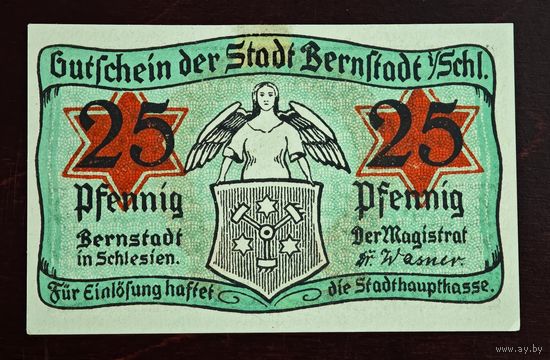 1920 год Германия 25 пфеннигов