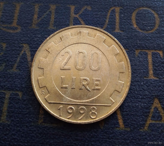 200 лир 1998 Италия #01