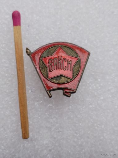 Знак. ВЛКСМ. ЩЗ, тяжёлый, булавка