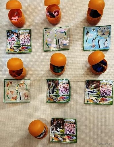 Фигурки киндер. Игрушки разных серий, Лот 5