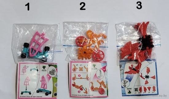 Фигурки киндер. Игрушки разных серий, Лот 5