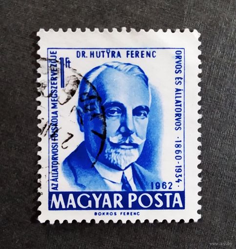 Марка Венгрия 1962 год Ференц Хутира